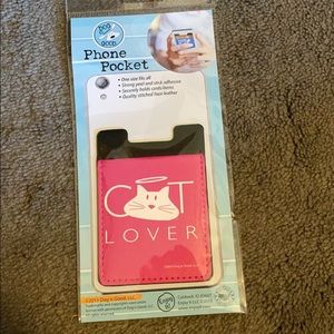 cat lover phone pocket